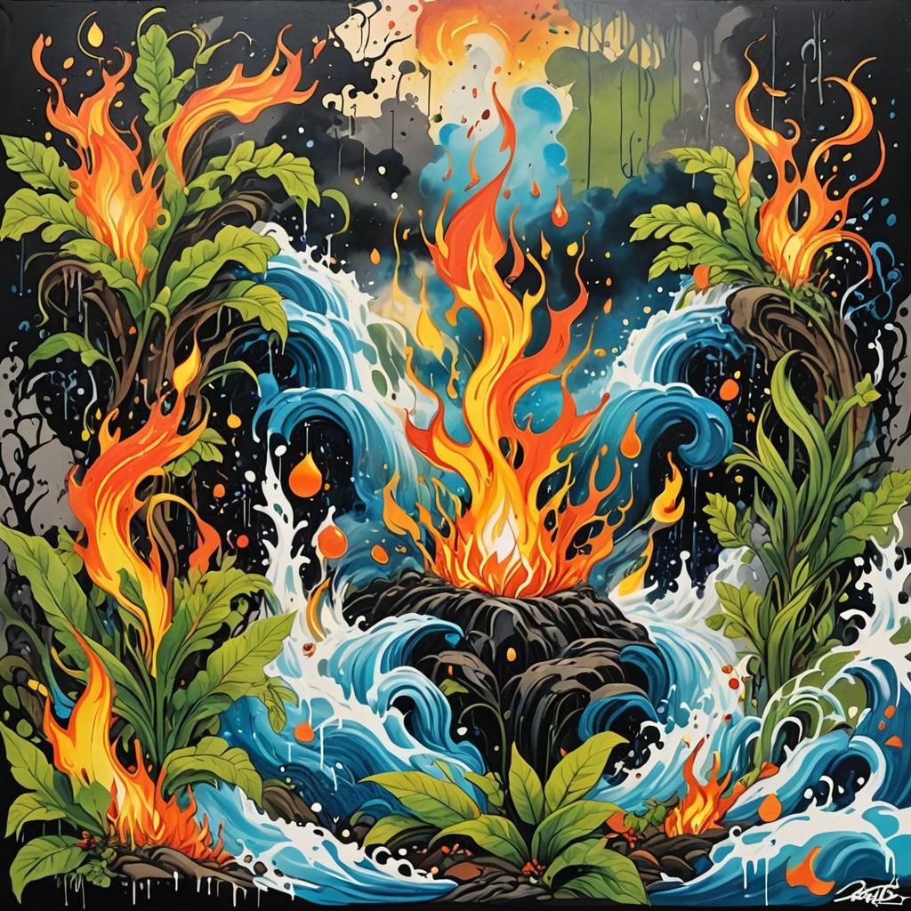 Graffiti Art: The Four Elements in Harmony