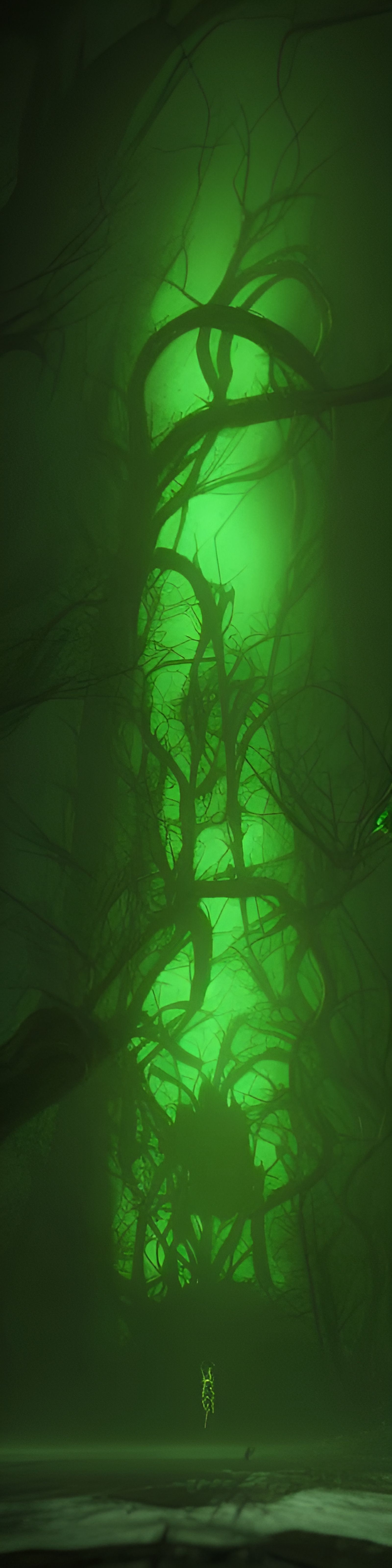 Post-Apocalyptic World Destroyed by Cyclopean Deity