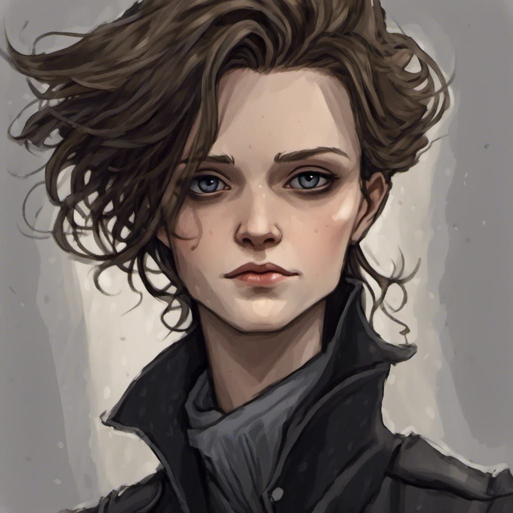 Anime Portrait in Scotland, Disney Style