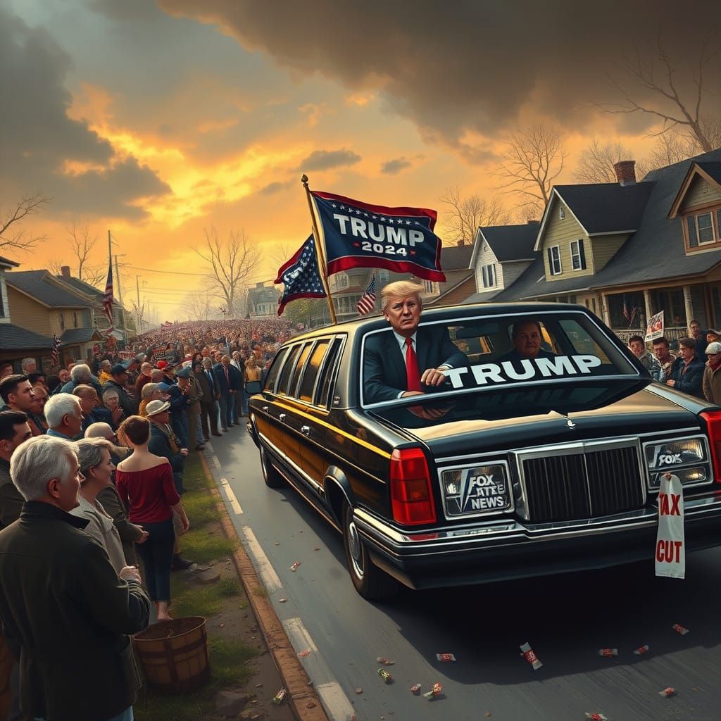 Satirical Portrayal of American Divide in a Grim, Vibrant Ne...