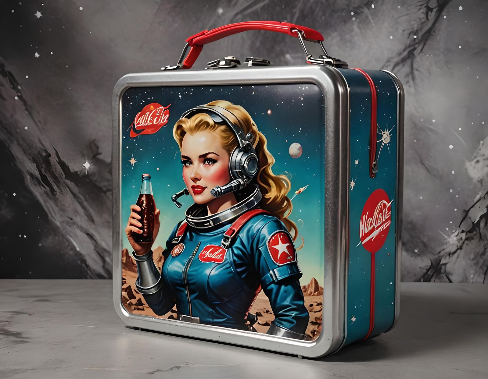 Fallout Nuka Cola Lunchbox: Woman in Space Gear