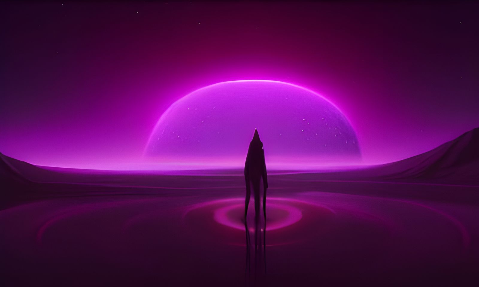 Surreal Cosmic Landscape in Unreal Engine