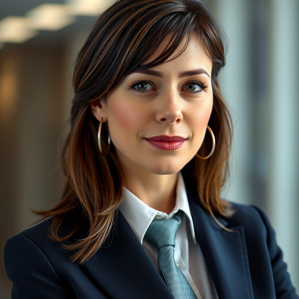 Formal British Executive in Business Suit