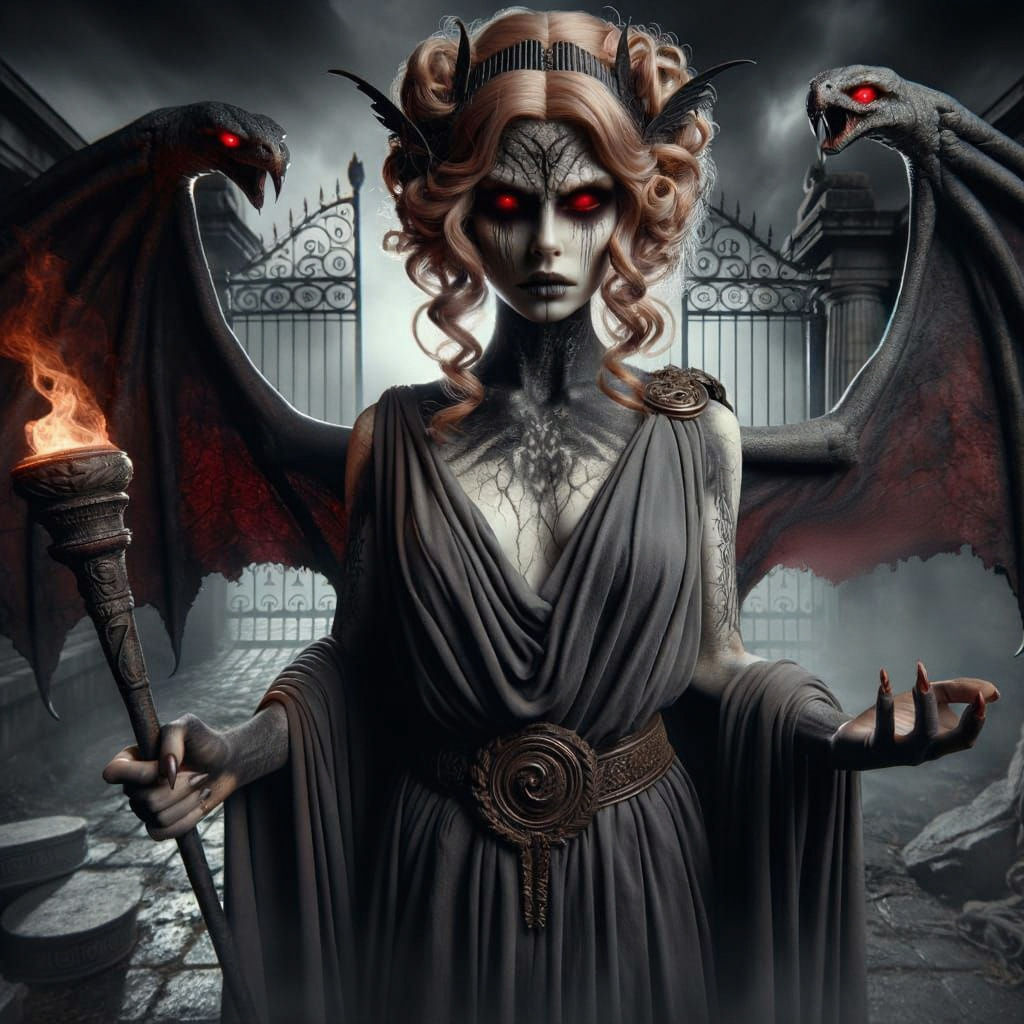 Tisiphone, Fury of Vengeance, at Gates of Tartarus
