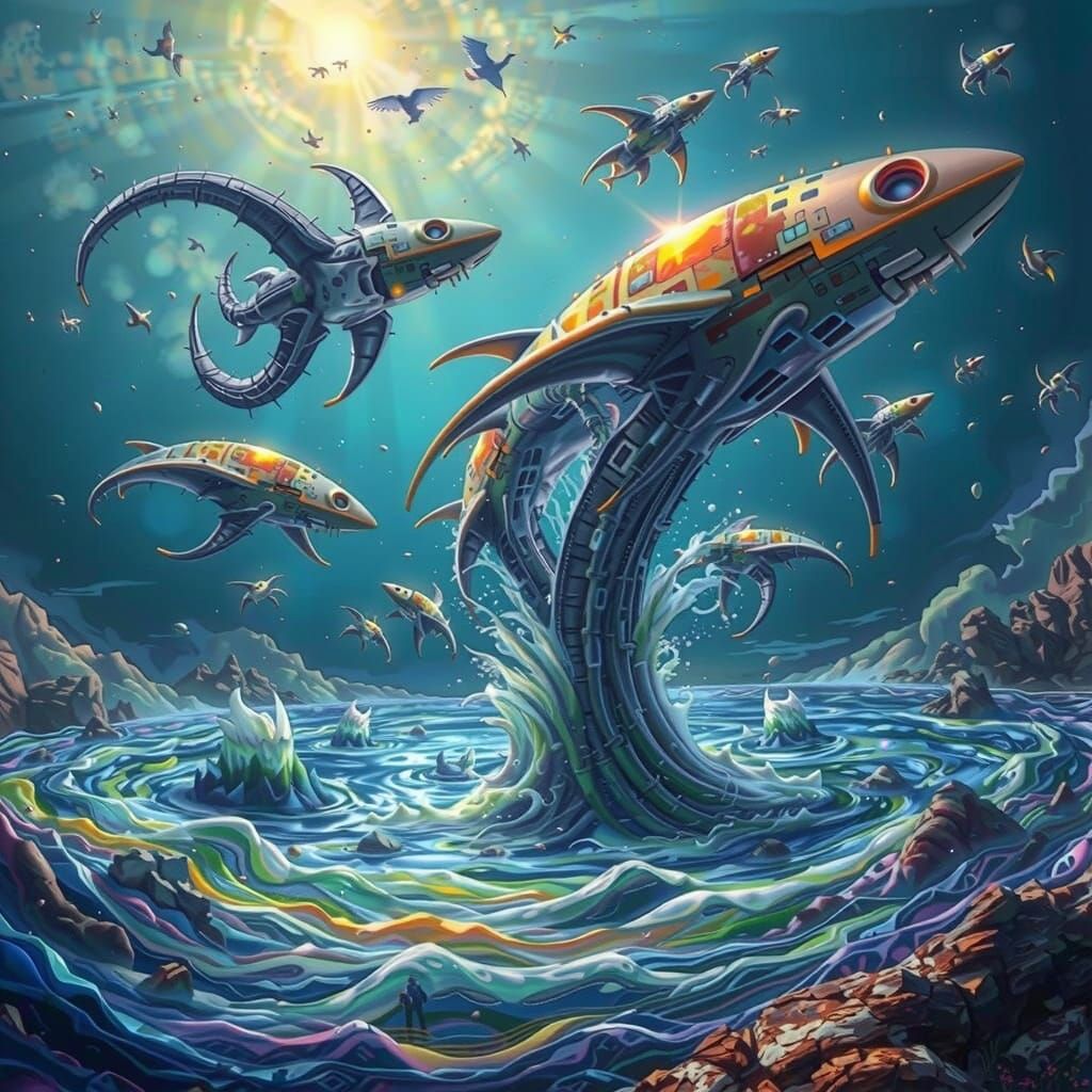 in another dream. Surrealismus, Kubismus, Pop Art, by H.R. Giger, Caspar David Friedrich, Tim Burton, Van Gogh, Rebecca ...