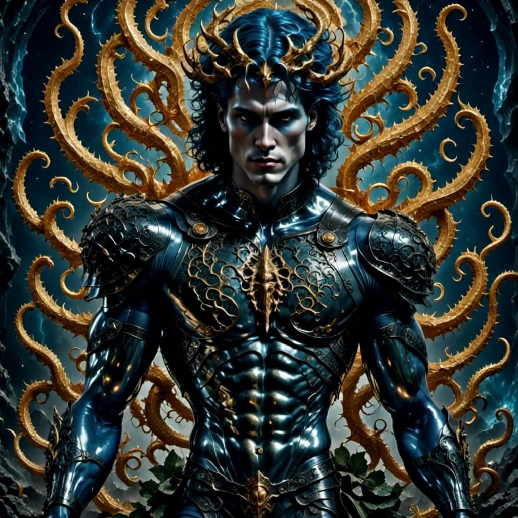 perseus with the head of Medusa <lora:Prince Valiant:1.0> <l...