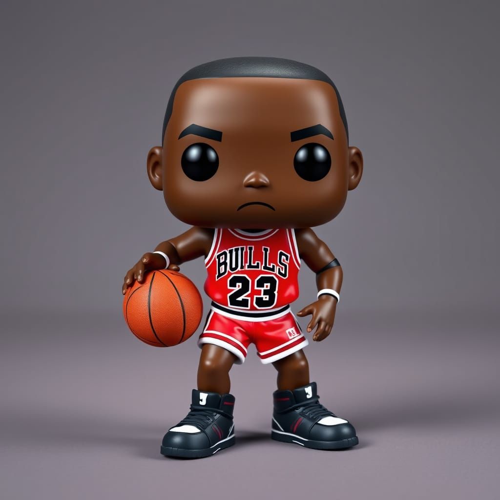 Iconic Michael Jordan Funko Pop in Vibrant Colors