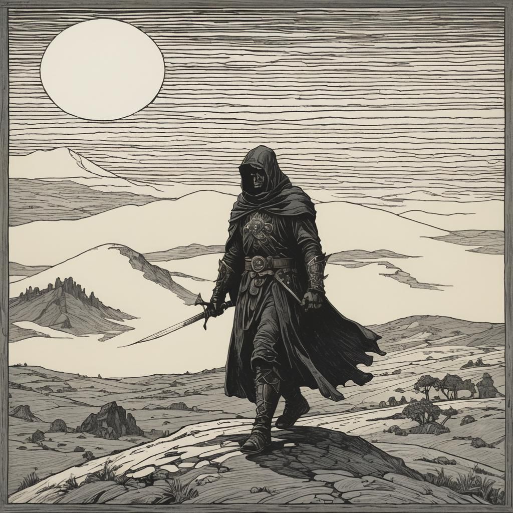 Grimdark Warrior Ascends to Land of Darkness