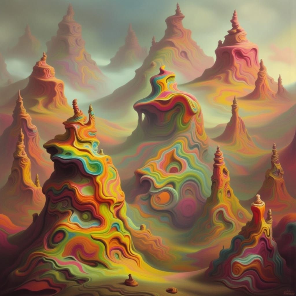 Surreal Swirls of India