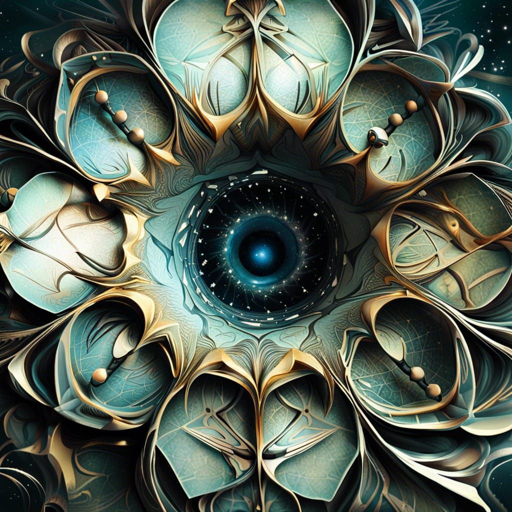 Quantum Paradox: Astrophysics Data in Surreal 3D