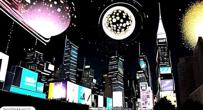 Midnight in Times Square, a Vibrant New Year's Eve Celebrati...
