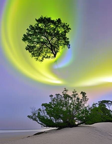 Colorful Miniature World in Surreal Style