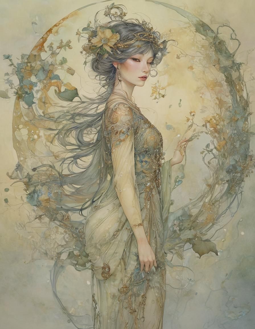 Ethereal Fantasy Art in Stephanie Law Style