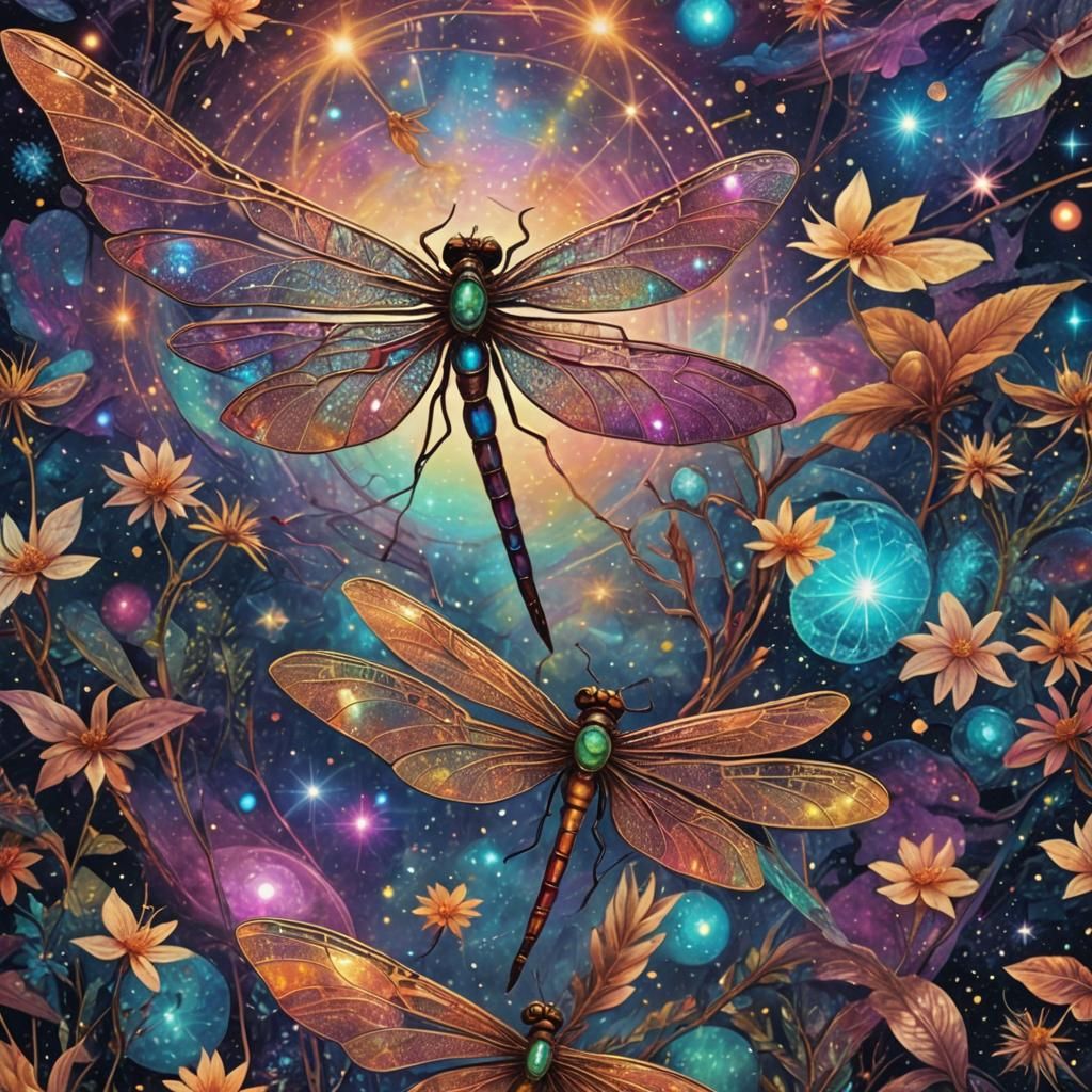 Whimsical Dragonfly 🌺