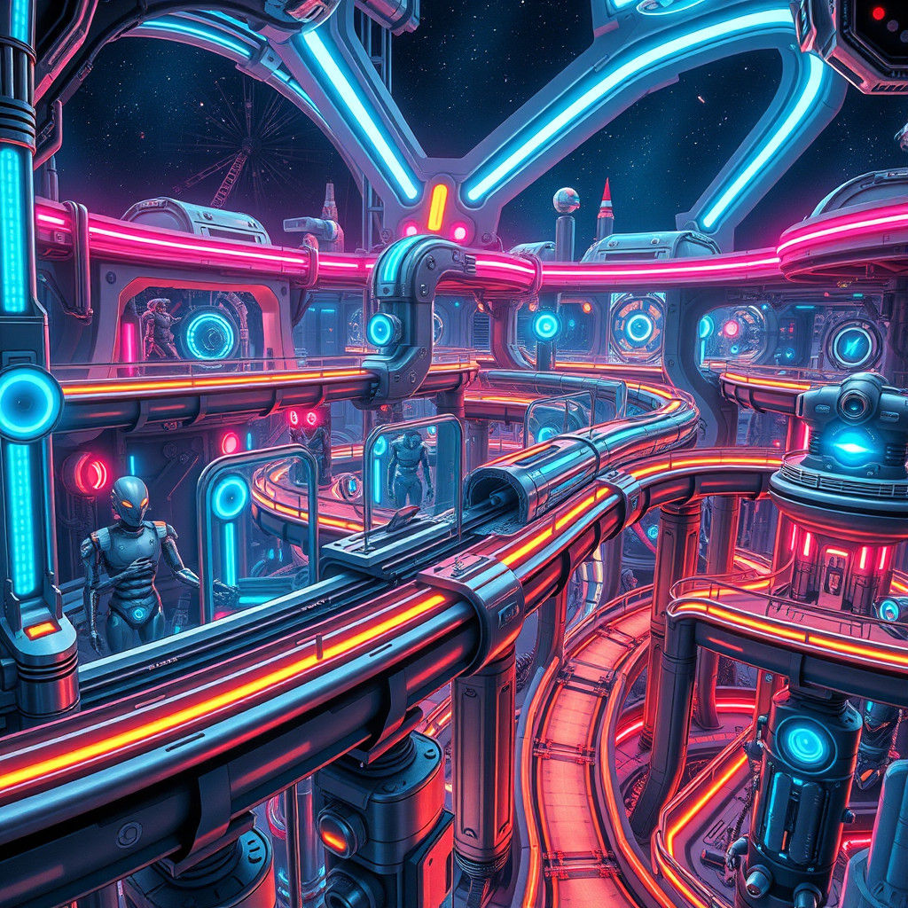 Futuristic Adventure Playground