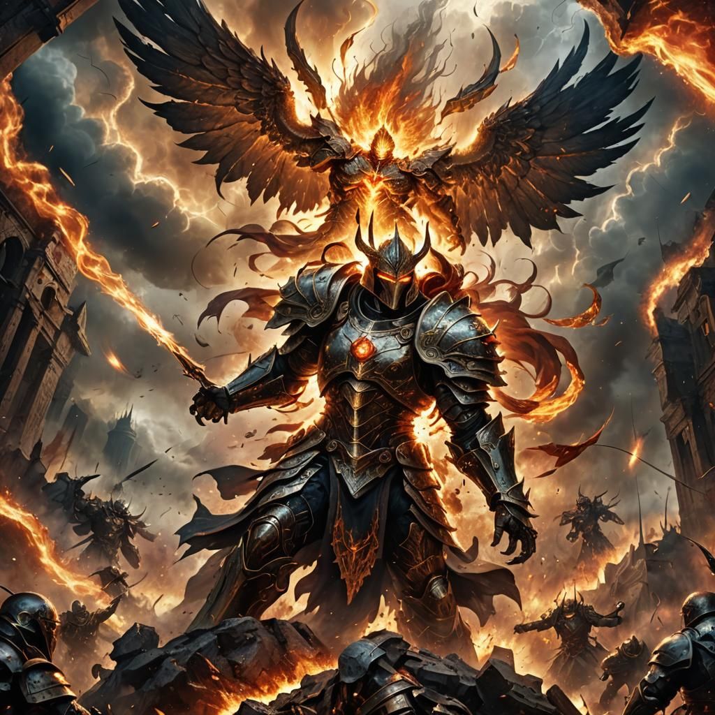 God's Hand Delivers Divine Retribution on Angels