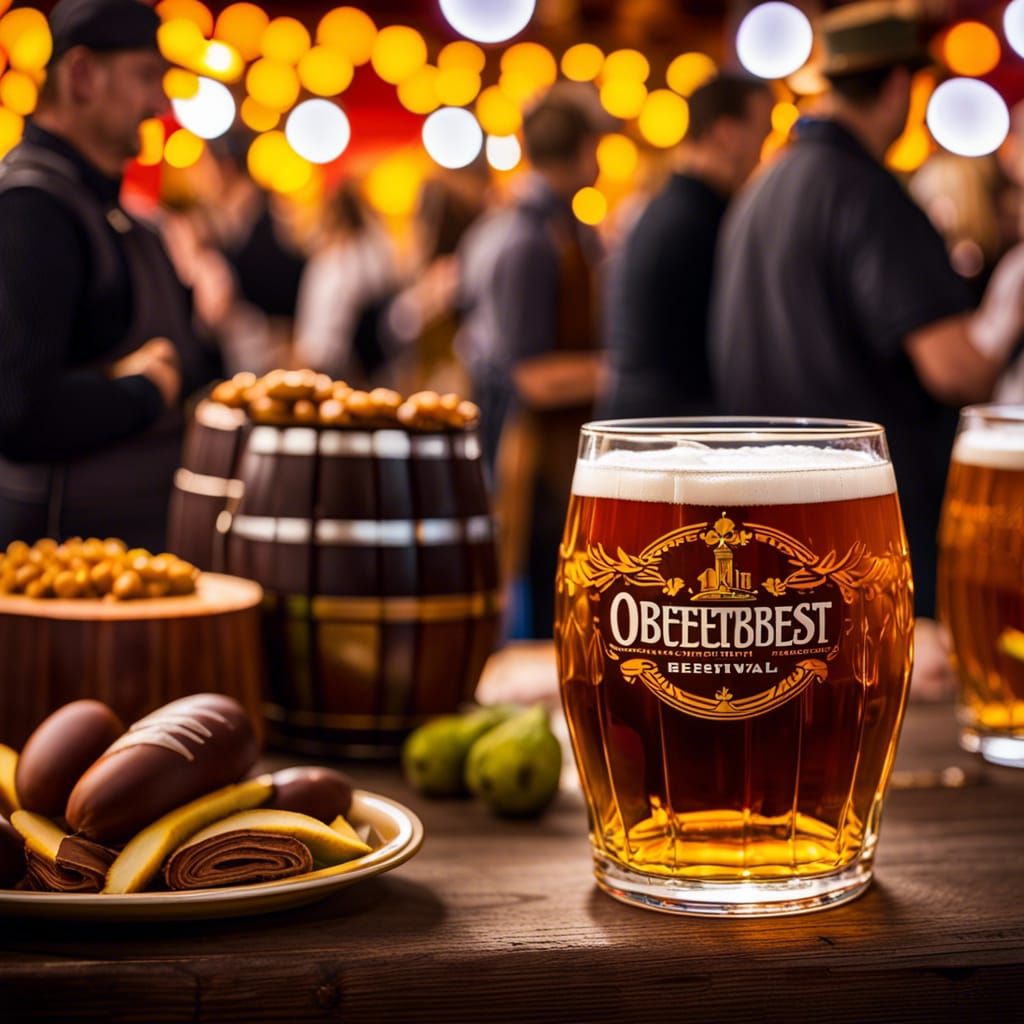 Oktoberfest Beer Festival Captured in Hyperrealistic Detail