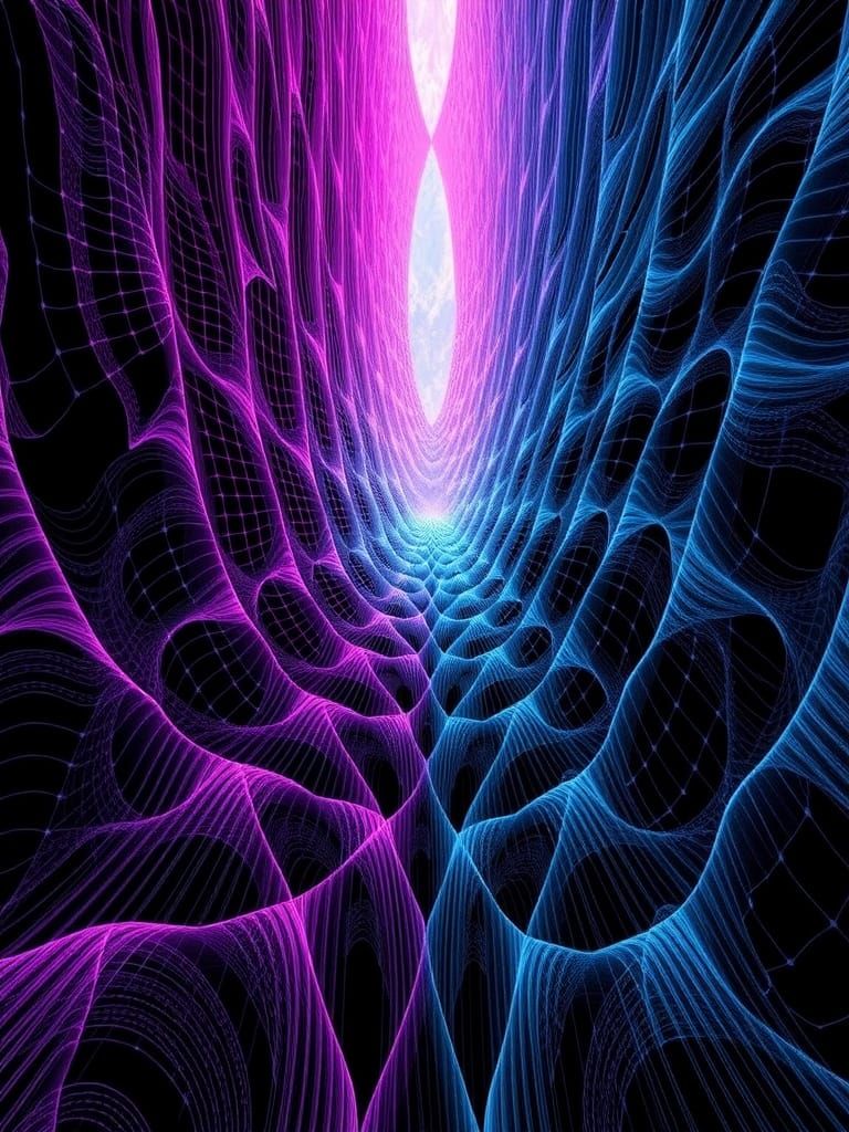 Abstract Eldritch Pattern with Visual Interference