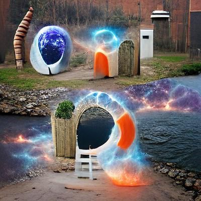 Shimmering Portal to Another World