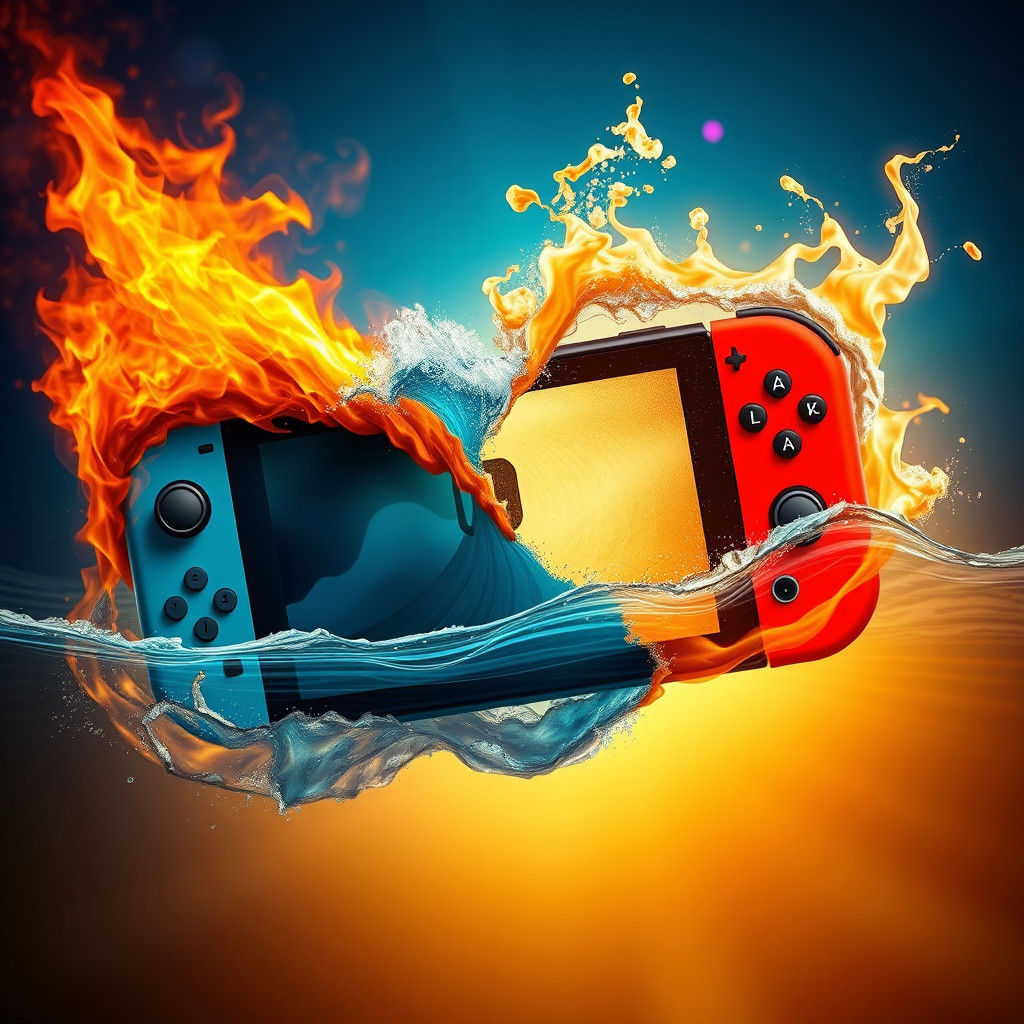 Nintendo Switch Divided Between Fire and Water