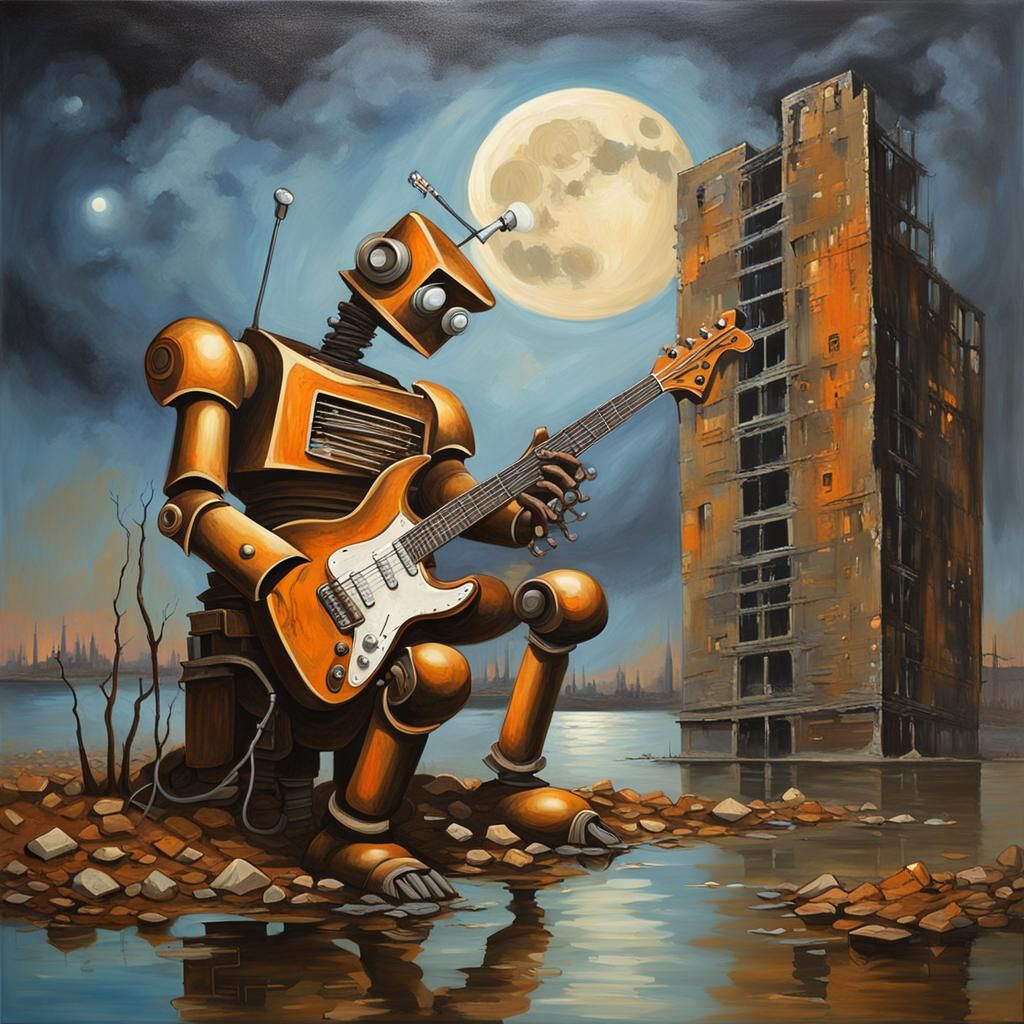 While my guitar gently weeps