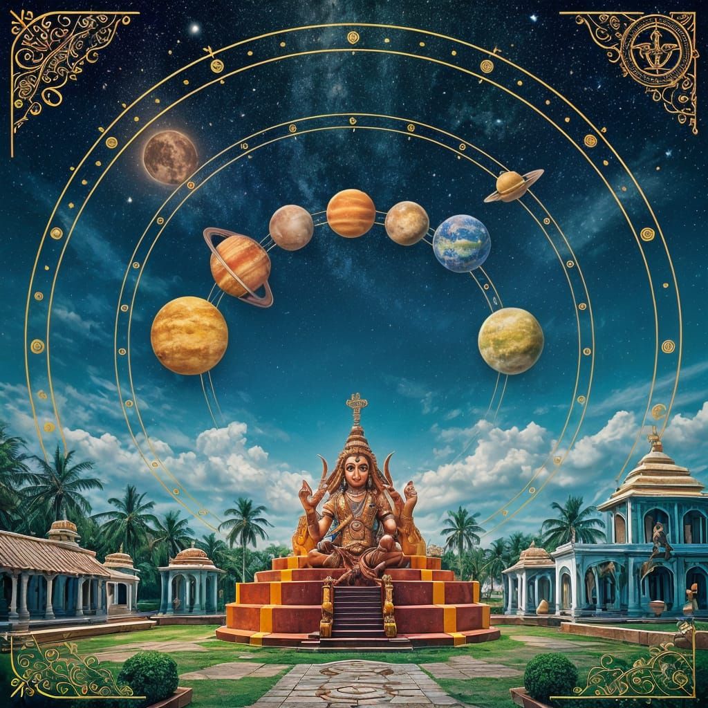 Cosmic Alignment in Divine Aura