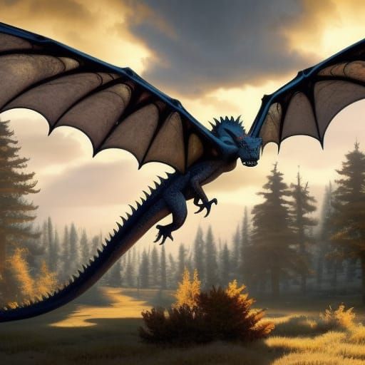 Medieval Dragon Flight: High Gothic Concept Art