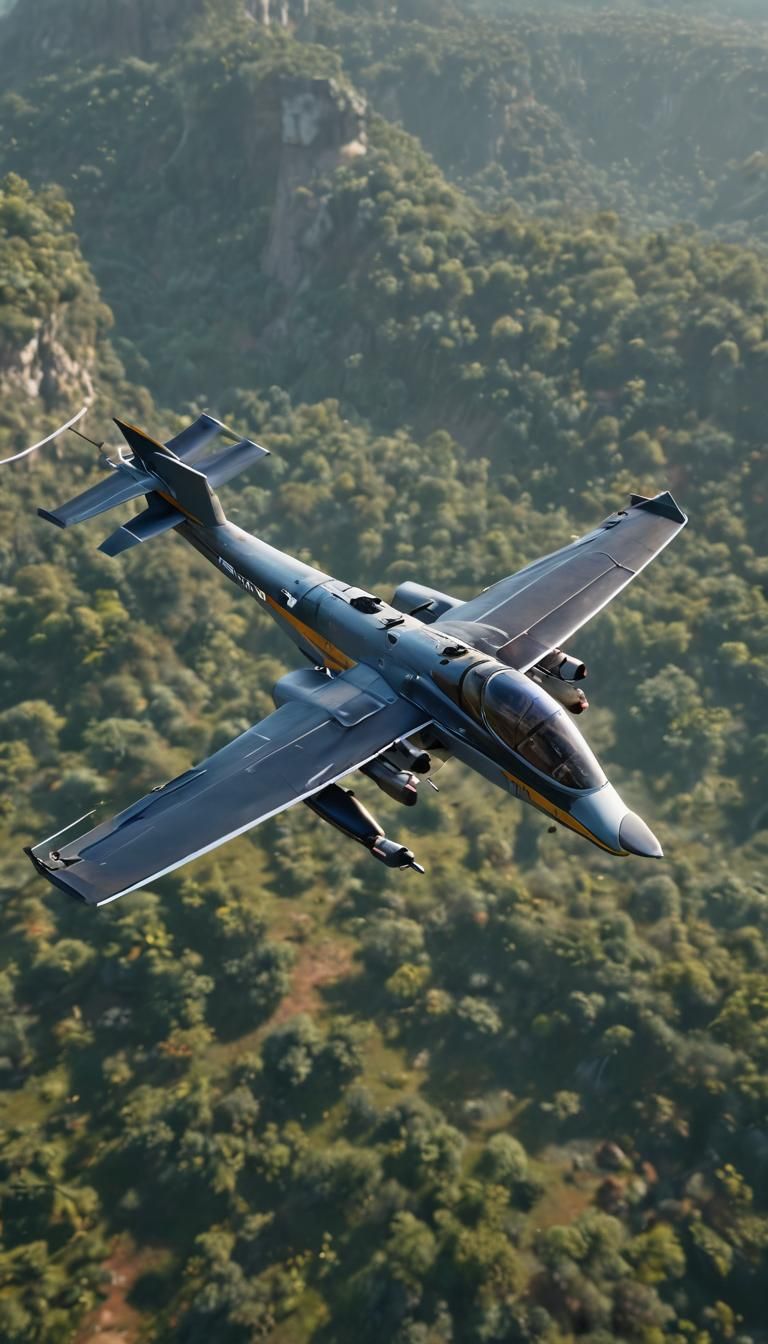 A beautiful bird soaring through the sky, with a modern dron...