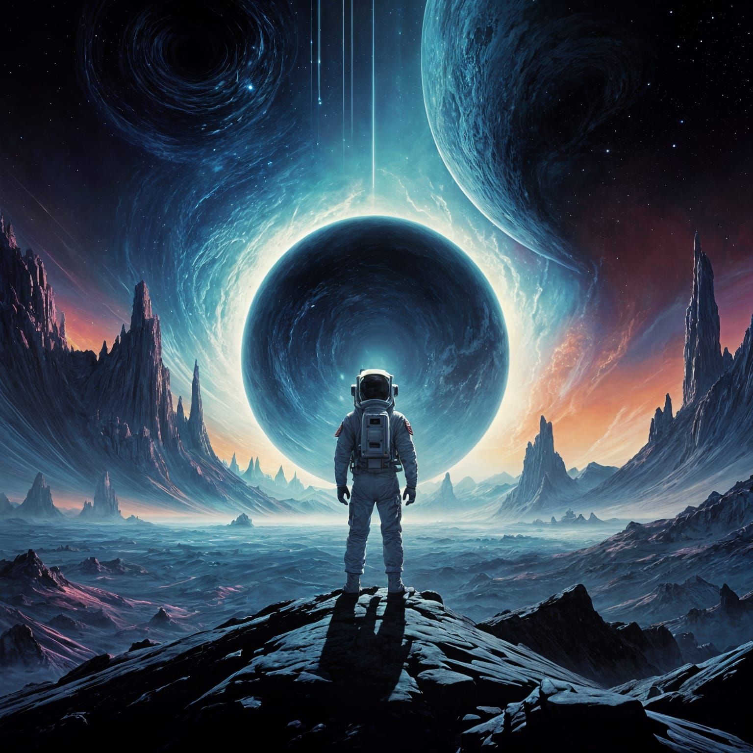 Cosmic Explorer Surveys the Vibrant Nebula