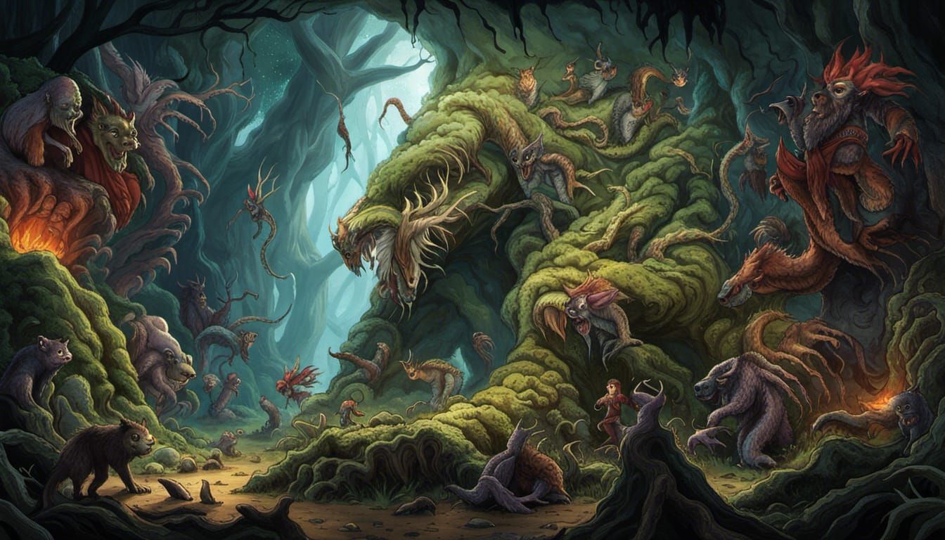 Cryptid Cavern: A Living Cave Ecosystem