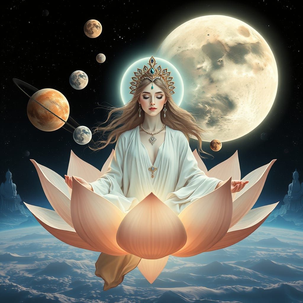 A timeless oracle drifting through space🍁