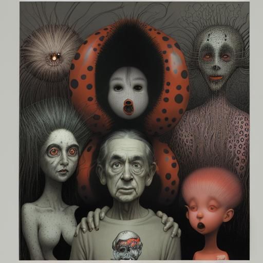 Surreal Fusion: A Multi-Artist Inspired Creation