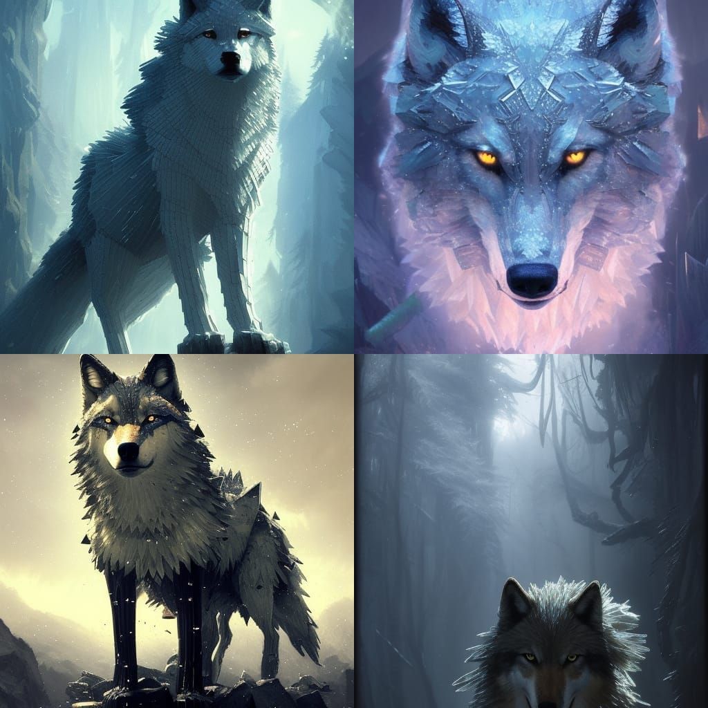 Crystalline Wolf: A Dark Fantasy Masterpiece