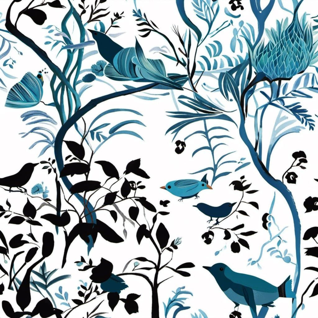 Iridescent Alien Landscape with Sparkling Stars