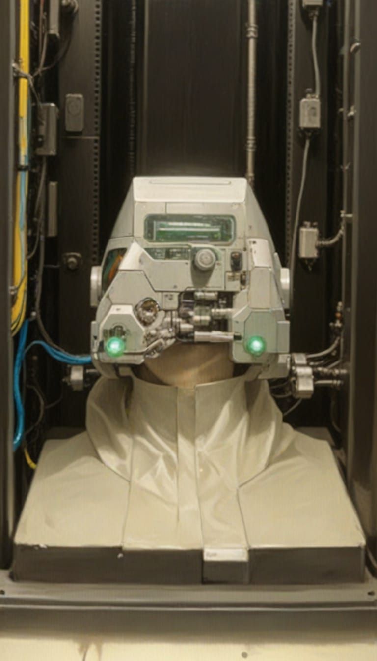 Visionary Leader in a Futuristic Utopia