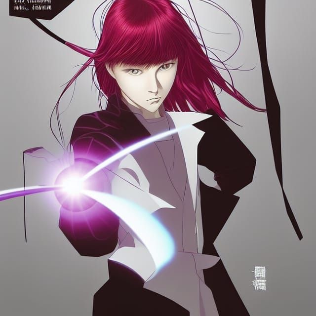 Psychic Wind Power Girl in 3D Animation