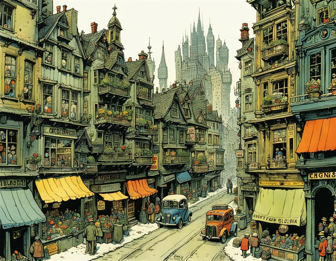 Classic Cartoonists' Collaborative Masterpiece in Digital Ar...