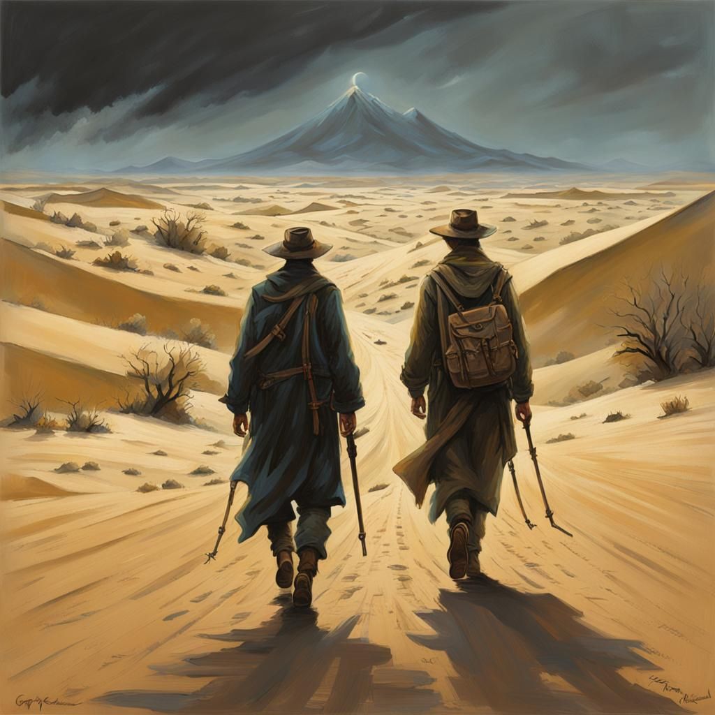 Sinister Desert Paths: A Haunting Collaboration
