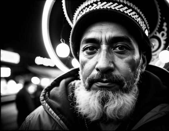 Coney Island Carnival Performers on the Moon