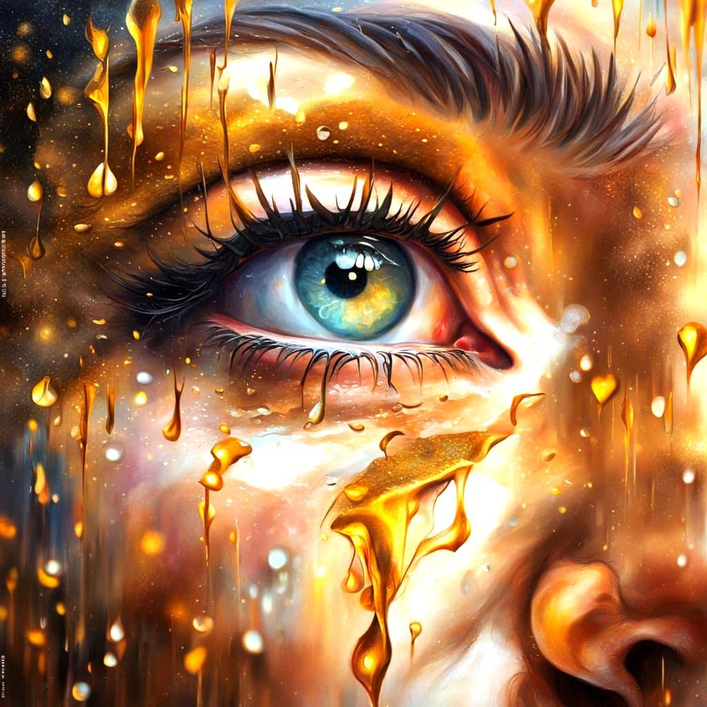 AI Interpretation of Grief: Abstract Expression