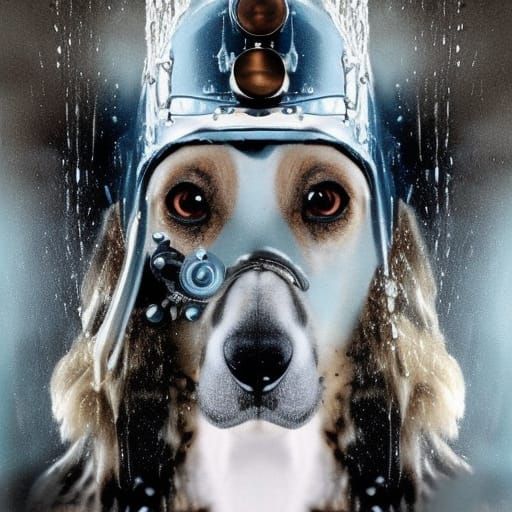 Steampunk Winter Wonderland: Surreal Double Exposure