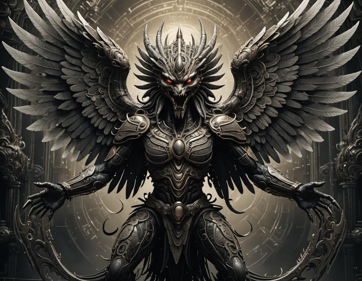 cyborg Hindu Garuda