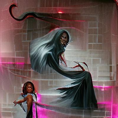 Sinister Soul Reaper Monique Fantasy Portrait