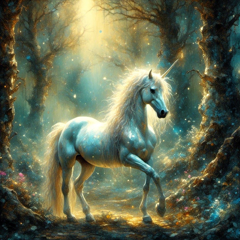 Whimsical unicorn