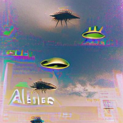 Surreal Alien Landscape with Multiple Moons