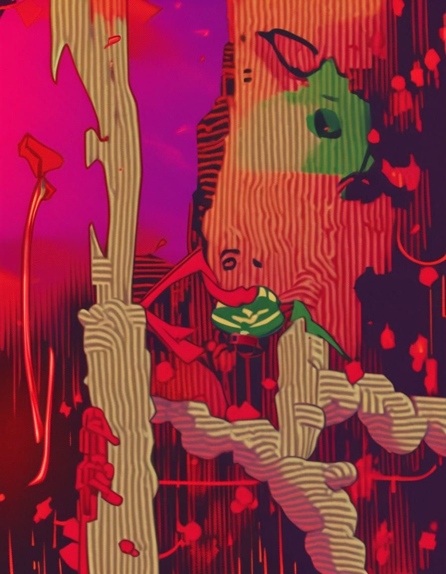 Proud Student Celebrates A+ Grade in Vibrant Anime-Inspired ...