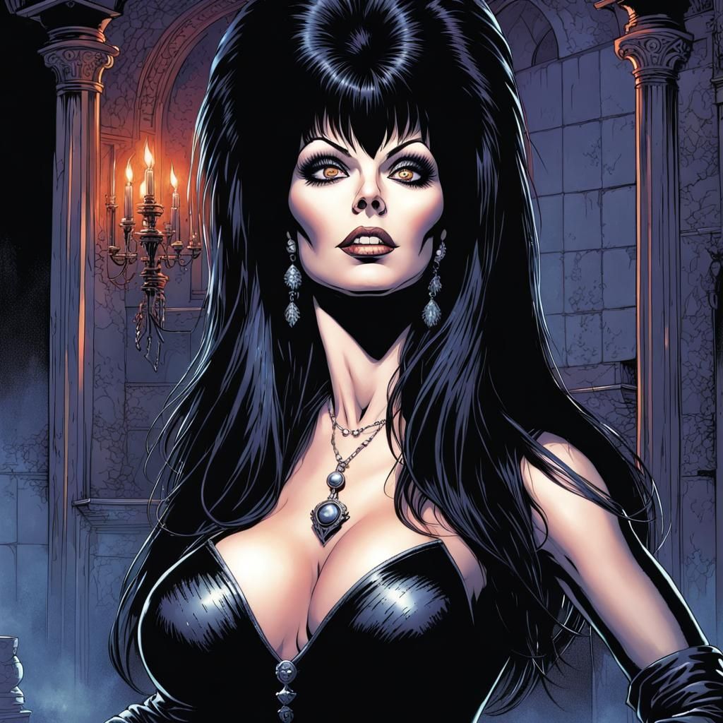 Elvira, Mistress of the Dark: Comic Book Art