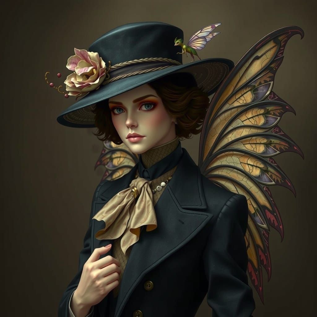 Mafia Fairy in a Futuristic Film Noir Setting