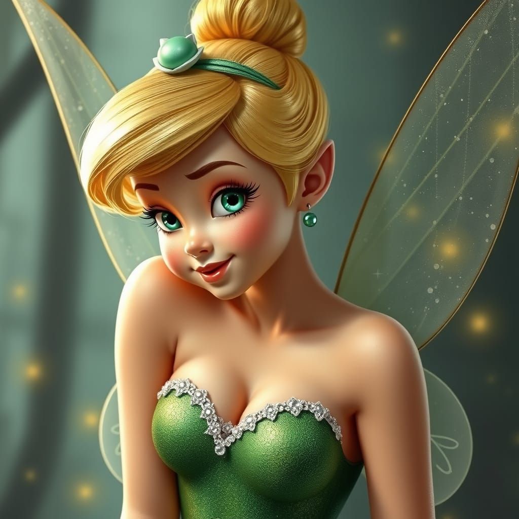 Hyperrealistic Disney Princess Pin Up Art