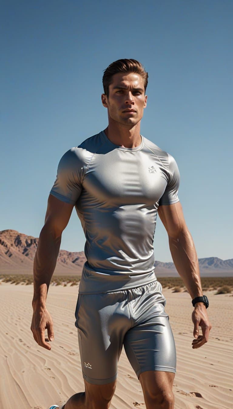 A highly athletic and fit young man